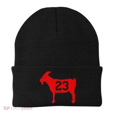 GOAT 23 Vintage Red Beanie
