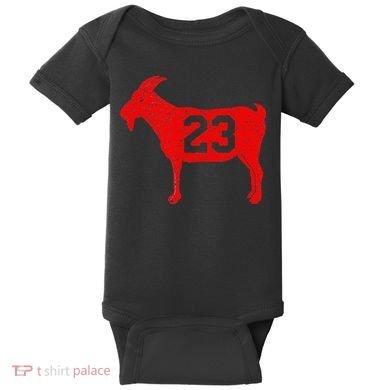 GOAT 23 Vintage Red Baby Bodysuit