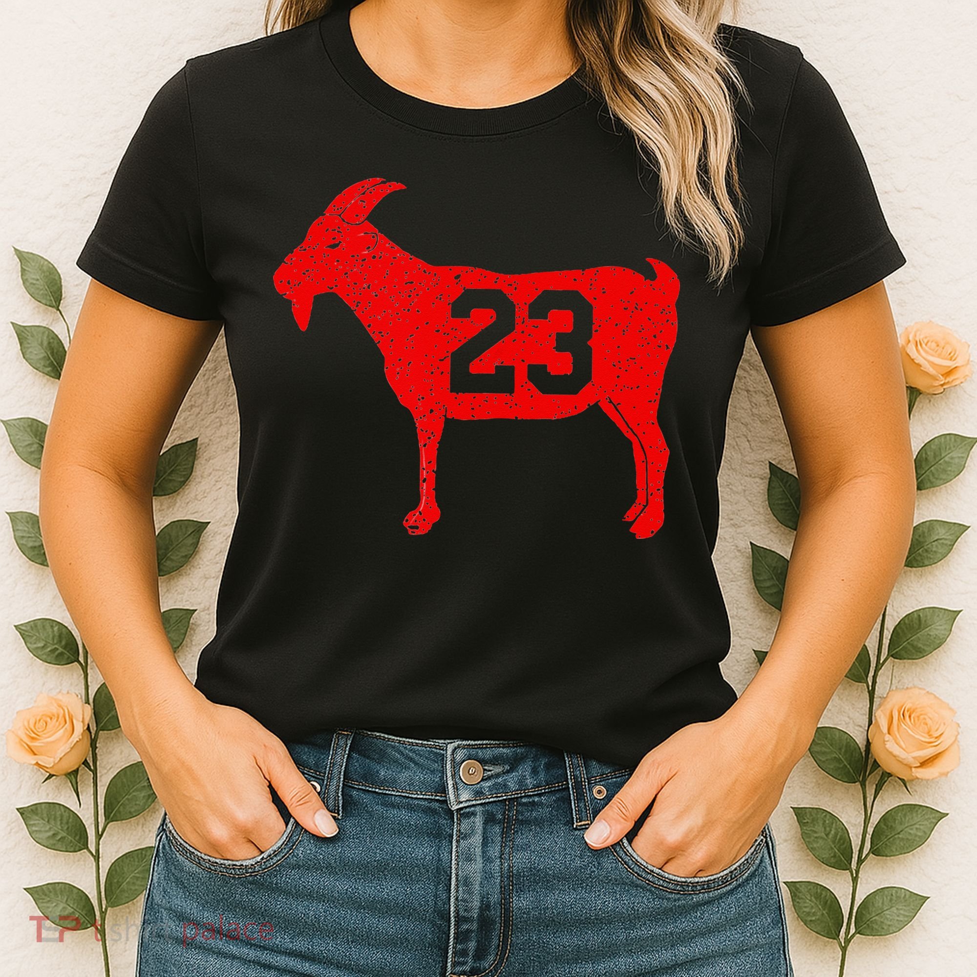 GOAT 23 Vintage Red Women's T-Shirt