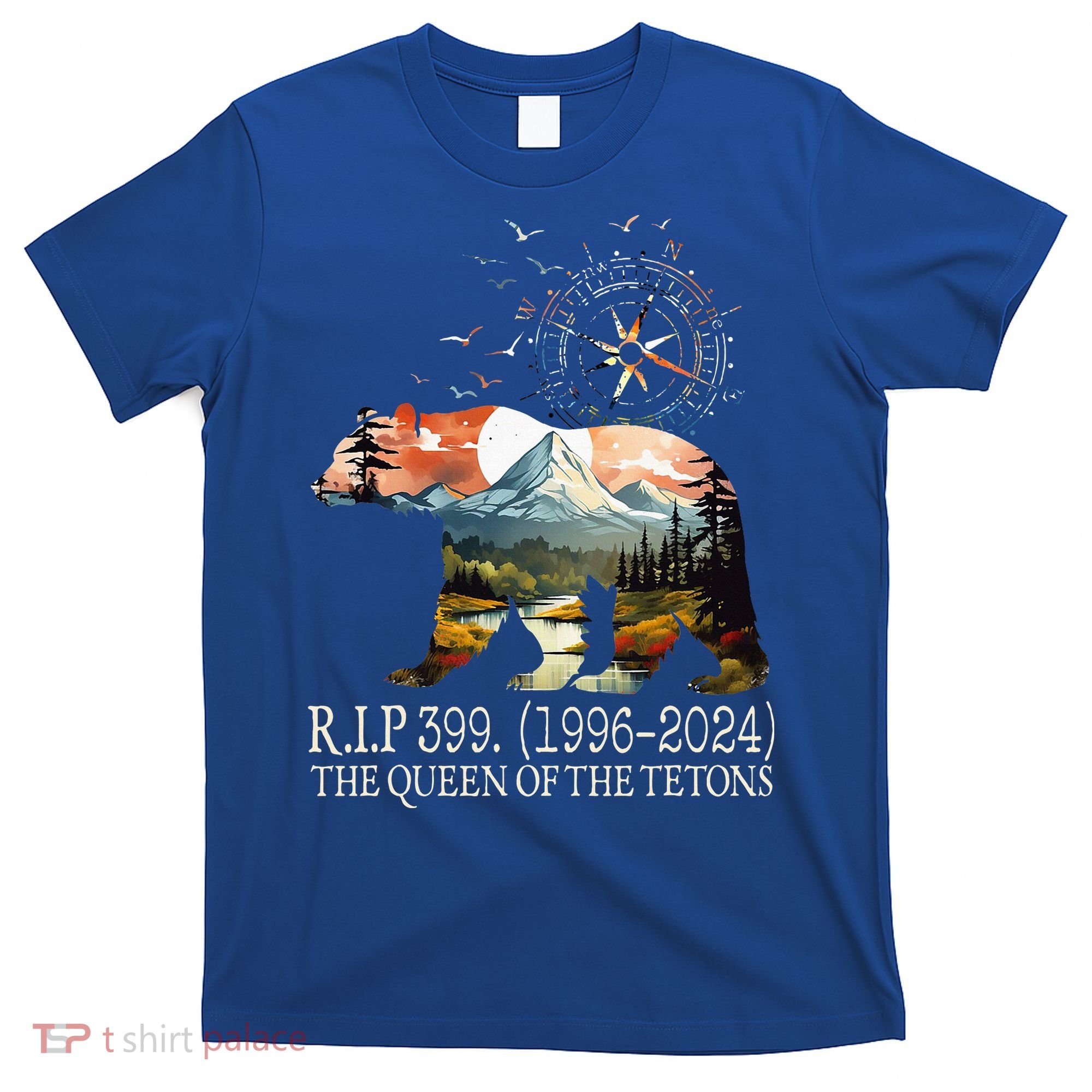 Grizzly 399 28 Years Old Memory The Queen Of The Tetons T-Shirt