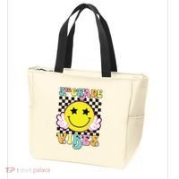Girl 3rd Grade Vibes Smile Face Back To School Third Grade Tote Bag thumb 3