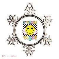 Girl 3rd Grade Vibes Smile Face Back To School Third Grade Ornament thumb 0