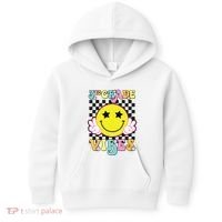 Girl 3rd Grade Vibes Smile Face Back To School Third Grade Kids Hoodie thumb 0