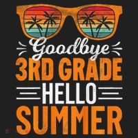 Goodbye 3rd Grade Hello Summer Third Grade Women's Sweatshirt thumb 2