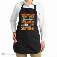 Goodbye 3rd Grade Hello Summer Third Grade Apron thumb 2