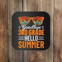 Goodbye 3rd Grade Hello Summer Third Grade Coaster thumb 0