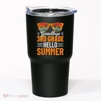 Goodbye 3rd Grade Hello Summer Third Grade Tumbler thumb 0