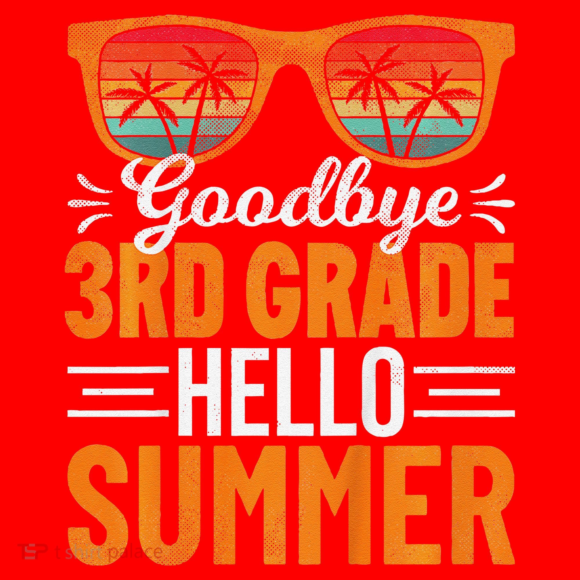 Goodbye 3rd Grade Hello Summer Third Grade Santa Hat