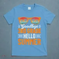 Goodbye 3rd Grade Hello Summer Third Grade T-Shirt thumb 4