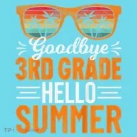 Goodbye 3rd Grade Hello Summer Third Grade T-Shirt thumb 6