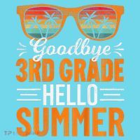 Goodbye 3rd Grade Hello Summer Third Grade Kids T-Shirt thumb 4