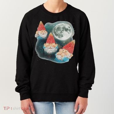 Gnome 3 Gnome Moon Magical Galaxy Gnome Costume Women's Sweatshirt