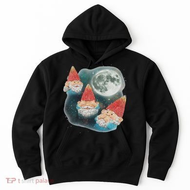 Gnome 3 Gnome Moon Magical Galaxy Gnome Costume Hoodie