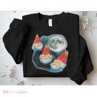 Gnome 3 Gnome Moon Magical Galaxy Gnome Costume Sweatshirt thumb 2
