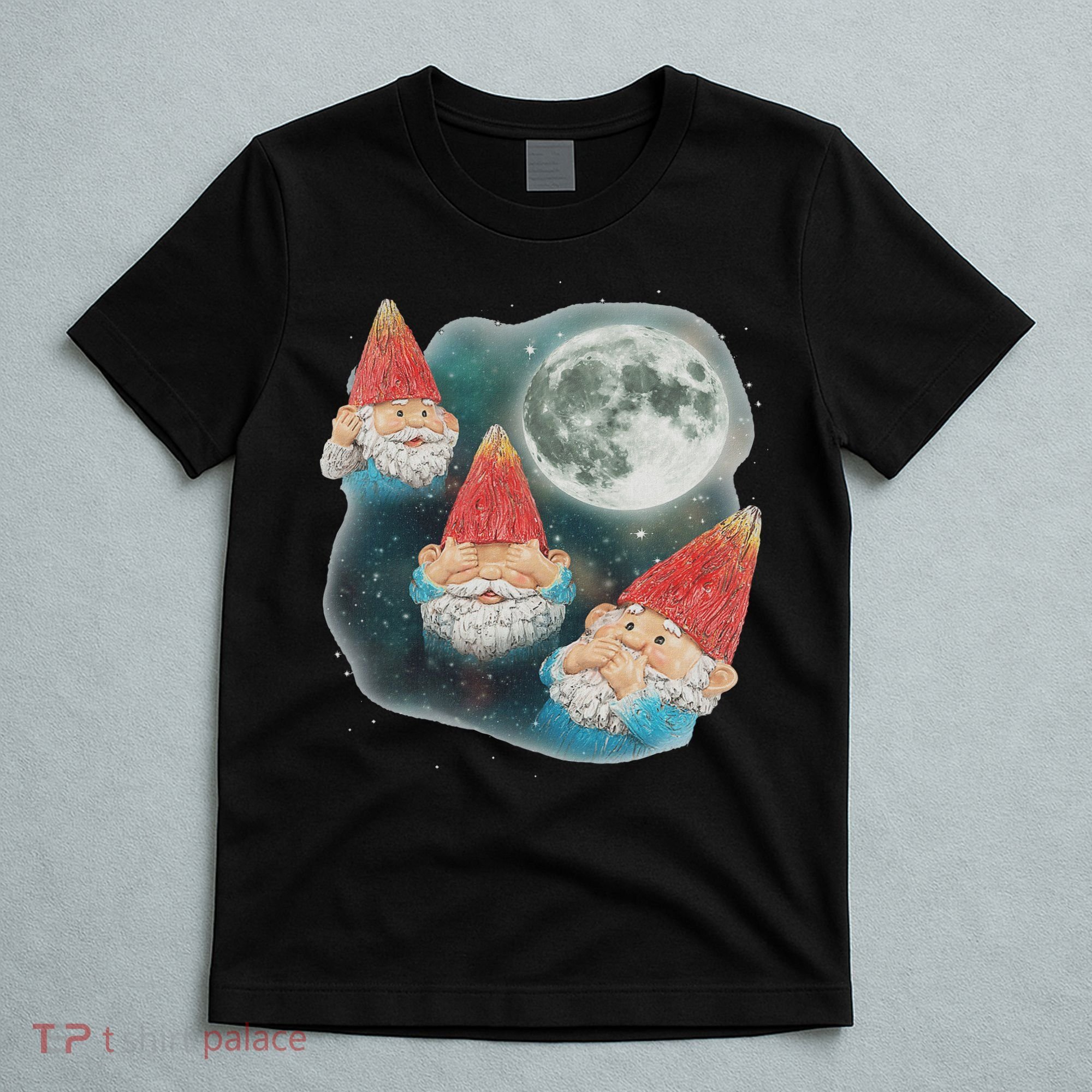 Gnome 3 Gnome Moon Magical Galaxy Gnome Costume T-Shirt