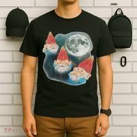 Gnome 3 Gnome Moon Magical Galaxy Gnome Costume T-Shirt thumb 6