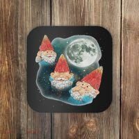 Gnome 3 Gnome Moon Magical Galaxy Gnome Costume Coaster thumb 0