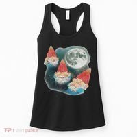 Gnome 3 Gnome Moon Magical Galaxy Gnome Costume Women's Tank Top thumb 0