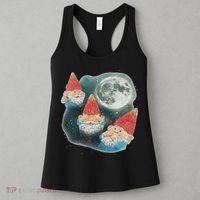 Gnome 3 Gnome Moon Magical Galaxy Gnome Costume Women's Tank Top thumb 3
