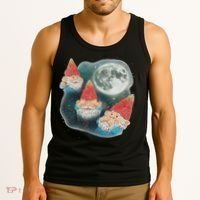 Gnome 3 Gnome Moon Magical Galaxy Gnome Costume Tank Top thumb 3