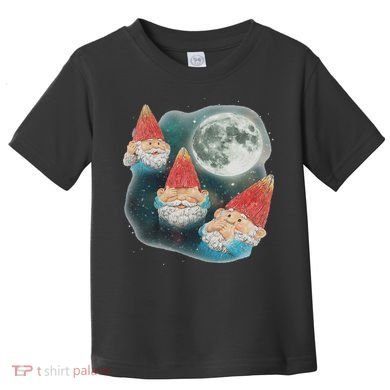 Gnome 3 Gnome Moon Magical Galaxy Gnome Costume Toddler T-Shirt