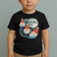 Gnome 3 Gnome Moon Magical Galaxy Gnome Costume Toddler T-Shirt thumb 2