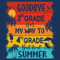 Goodbye 3rd Grade Hello Summer Last Day Of School Graduation Hoodie thumb 2