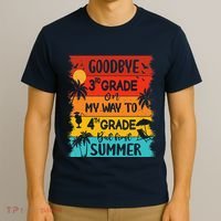Goodbye 3rd Grade Hello Summer Last Day Of School Graduation T-Shirt thumb 3