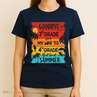 Goodbye 3rd Grade Hello Summer Last Day Of School Graduation T-Shirt thumb 4