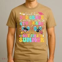 Goodbye 3rd Grade Graduation To 4th Grade But First Summer T-Shirt thumb 3