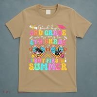 Goodbye 3rd Grade Graduation To 4th Grade But First Summer T-Shirt thumb 5