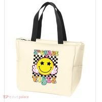 Girl 3rd Grade Vibes Smile Face Back To School Third Grade Tote Bag thumb 3