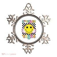 Girl 3rd Grade Vibes Smile Face Back To School Third Grade Ornament thumb 0