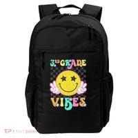 Girl 3rd Grade Vibes Smile Face Back To School Third Grade Gift Backpack thumb 0