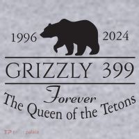 Grizzly 399 In Memory Of Bear Women's Sweatshirt thumb 2