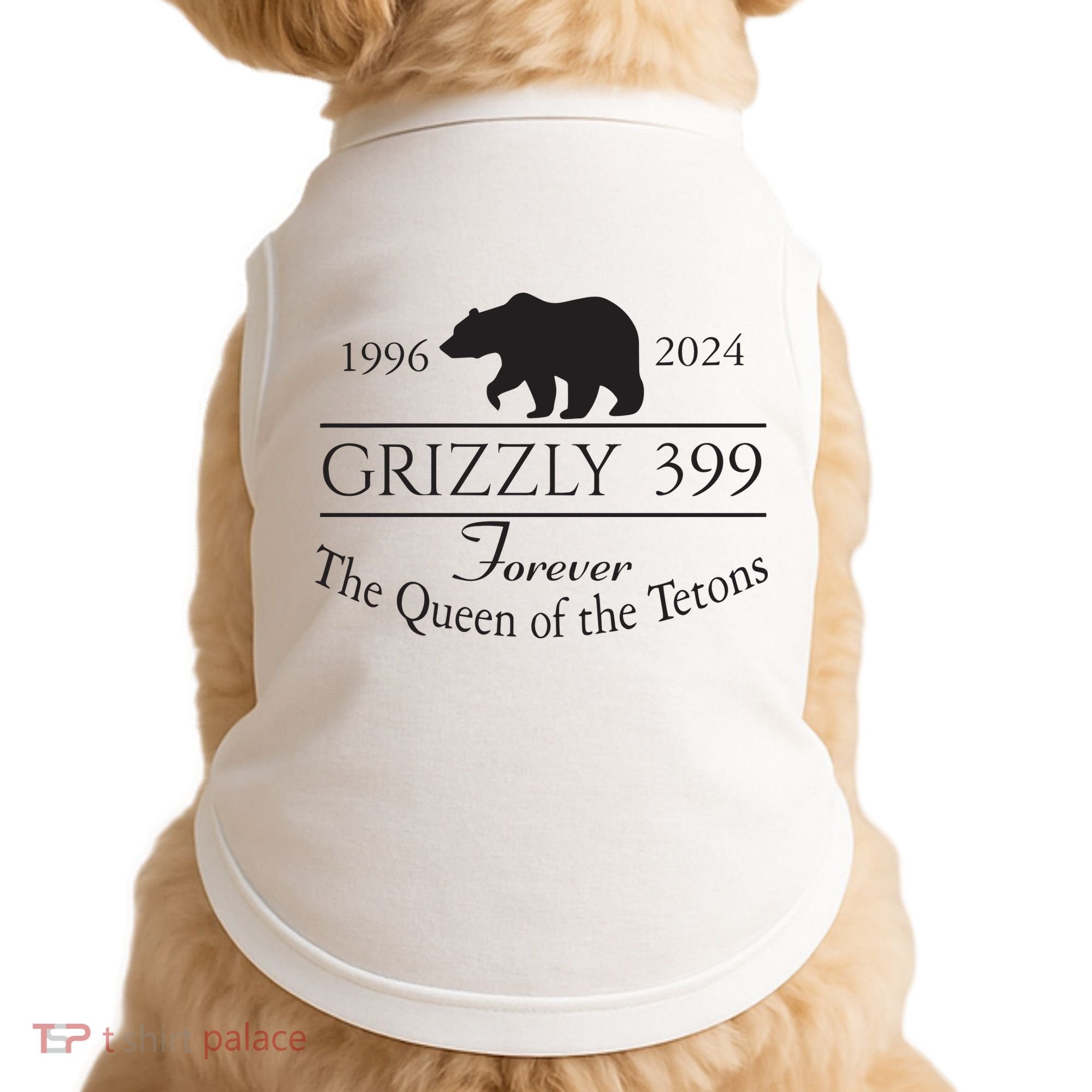 Grizzly 399 In Memory Of Bear Doggie Tank