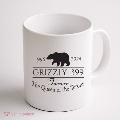 Grizzly 399 In Memory Of Bear Coffee Mug back