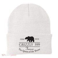 Grizzly 399 In Memory Of Bear Beanie thumb 0