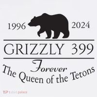 Grizzly 399 In Memory Of Bear Beanie thumb 2