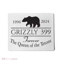 Grizzly 399 In Memory Of Bear Mousepad thumb 0