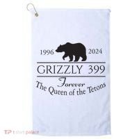 Grizzly 399 In Memory Of Bear Golf Towel thumb 0