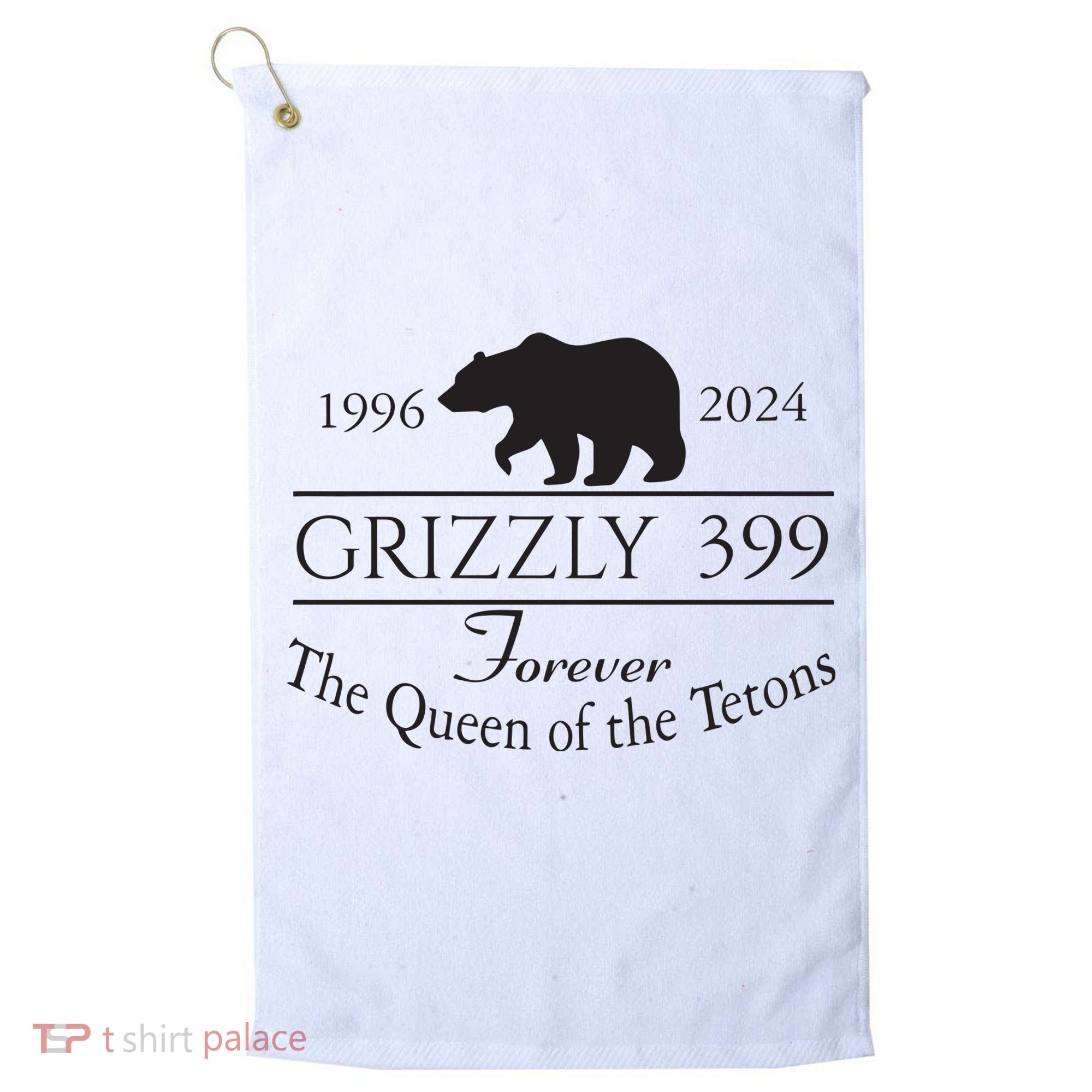Grizzly 399 In Memory Of Bear Golf Towel