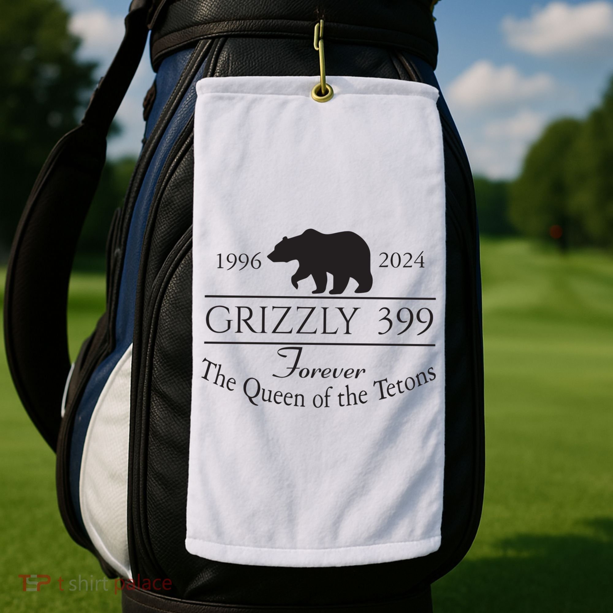 Grizzly 399 In Memory Of Bear Golf Towel