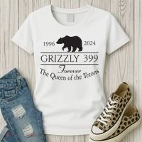 Grizzly 399 In Memory Of Bear Women's T-Shirt thumb 3