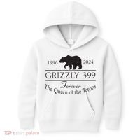 Grizzly 399 In Memory Of Bear Kids Hoodie thumb 0