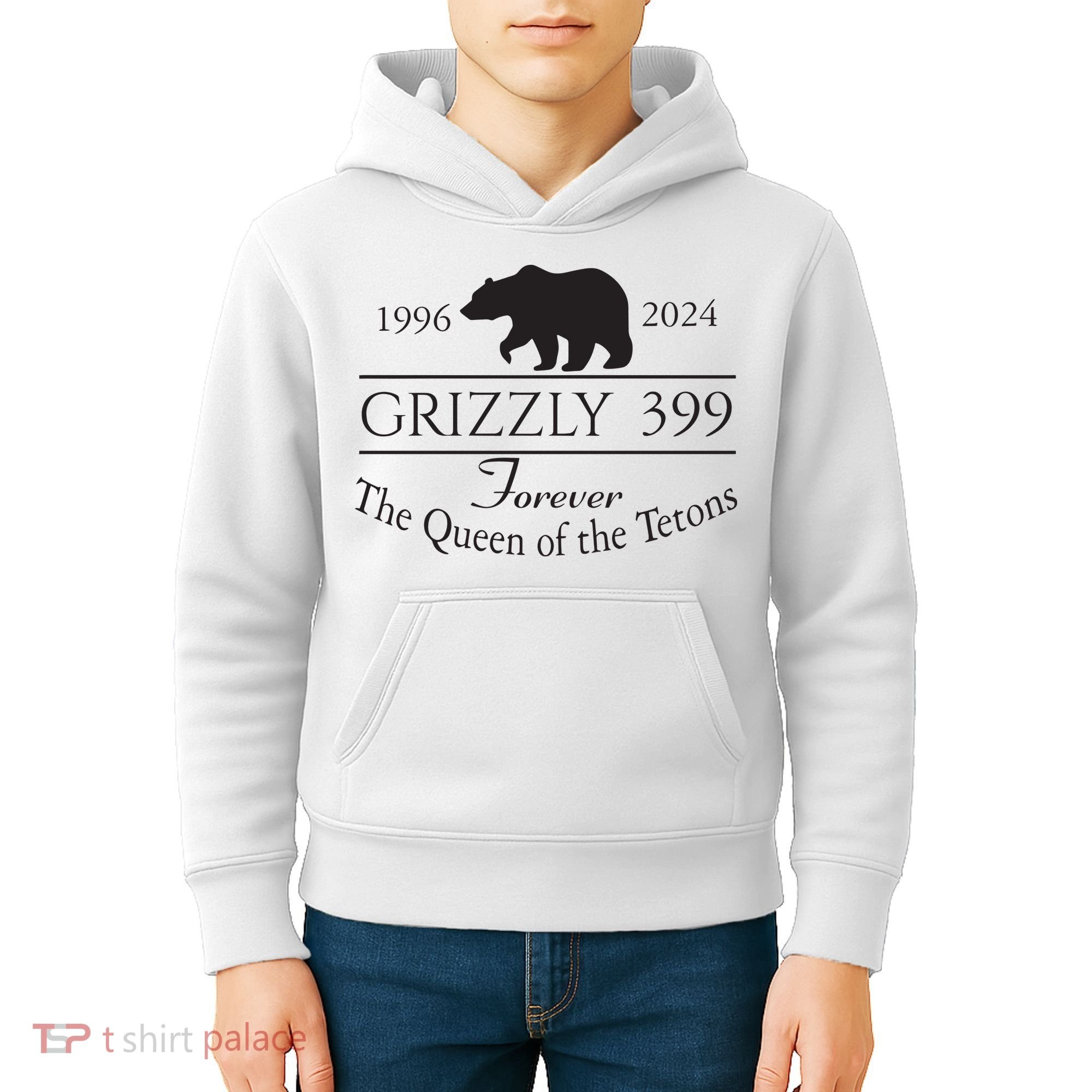 Grizzly 399 In Memory Of Bear Kids Hoodie