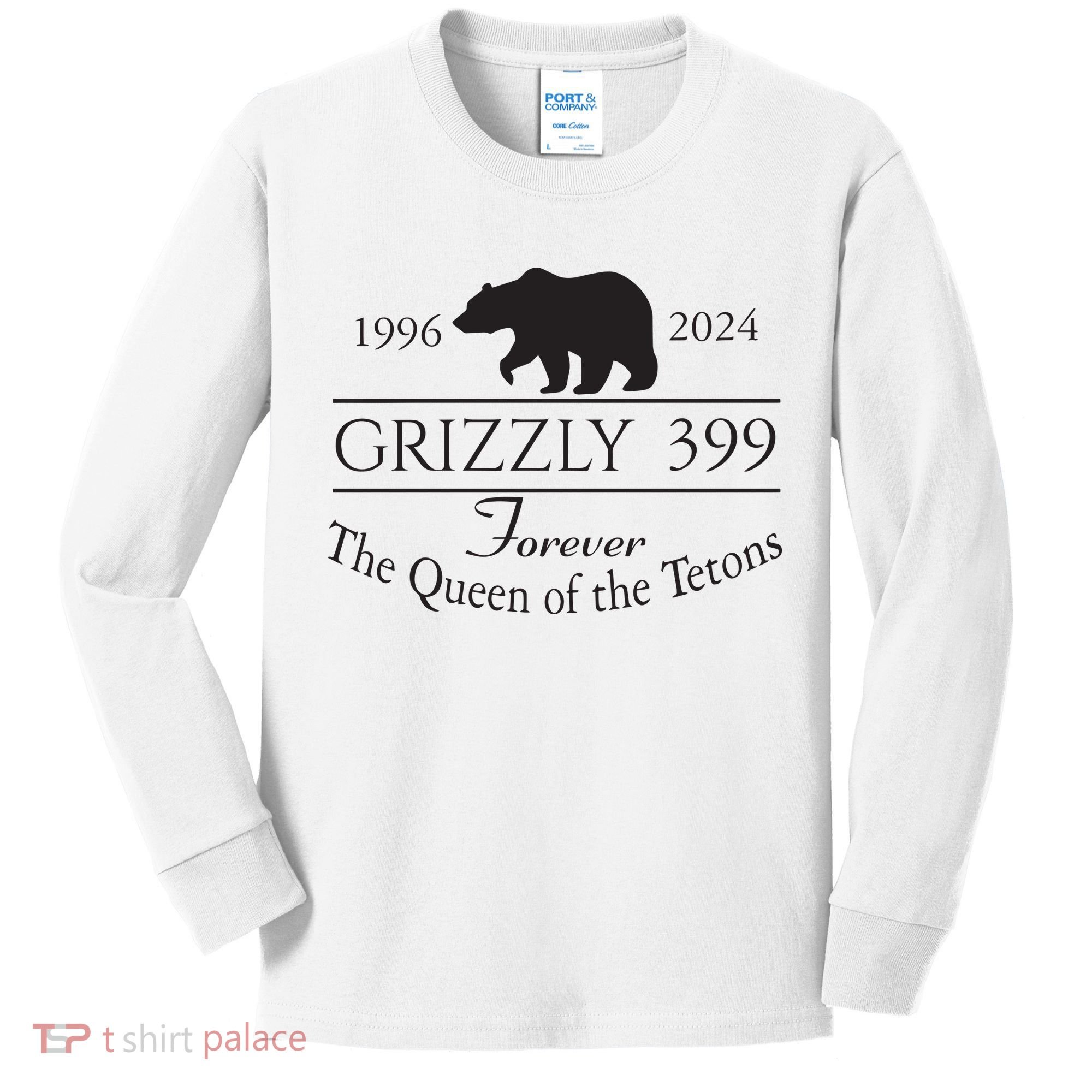 Grizzly 399 In Memory Of Bear Kids Long Sleeve Shirt