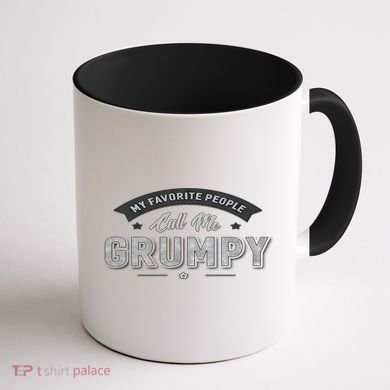 Graphic 365 My Favorite People Call Me Grumpy Grandpa Gift Coffee Mug back