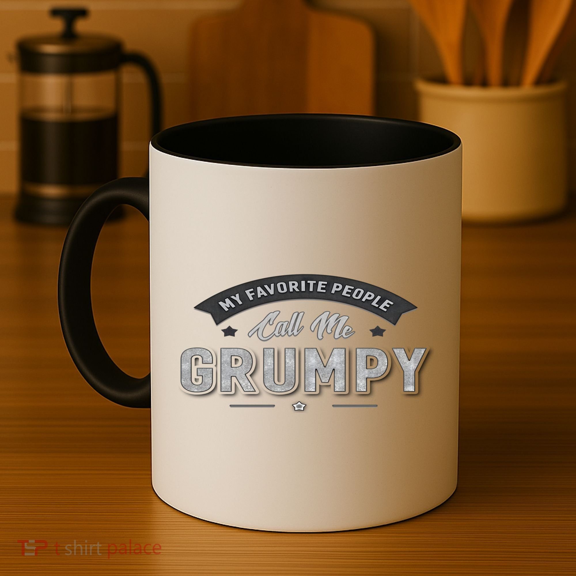 Graphic 365 My Favorite People Call Me Grumpy Grandpa Gift Coffee Mug