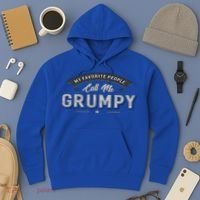 Graphic 365 My Favorite People Call Me Grumpy Grandpa Gift Hoodie thumb 3